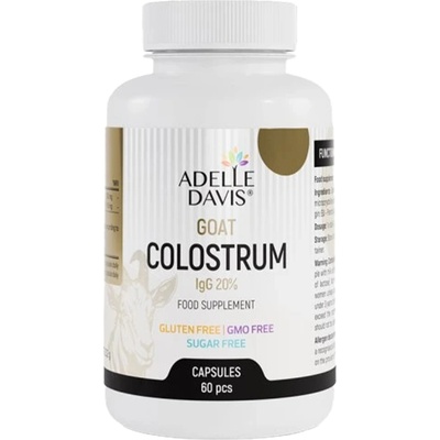 ADELLE DAVIS Kozie Kolostrum 300mg 60 kapsúl