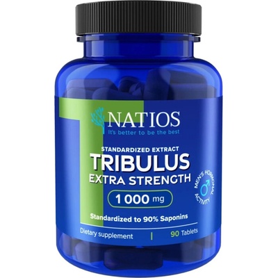 NATIOS Tribulus Extract, 90 saponins, 1000 Extra Strength 90 tablet