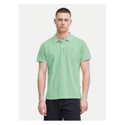 BLEND Тениска с яка и копчета 20716907 Зелен Regular Fit (20716907)