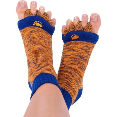 Happy Feet HF10 Adjustačné ponožky Orange/Blue L