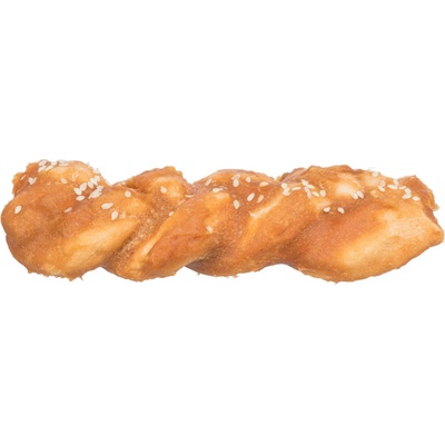 Denta Fun Chicken Bread žuvacia pletienka z byvolej kože s mäsom 15cm 75 g