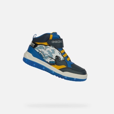 GEOX Сини светещи момчешки маратонки Geox Buzzerlight Boy Geox | Sin | Момчешки | 32