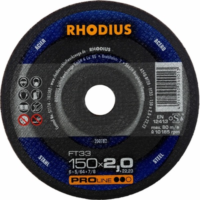 Rhodius Rezný kotúč 150 x 2,0 x 22,23 mm 200782