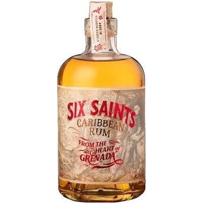 SIX SAINTS CARIBBEAN RUM 41,7% 0,7 l (holá láhev)