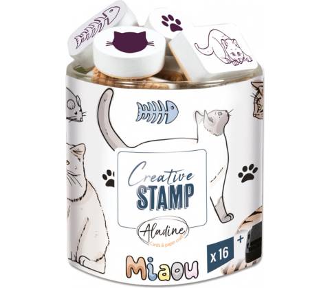 Creative stamp - mačky