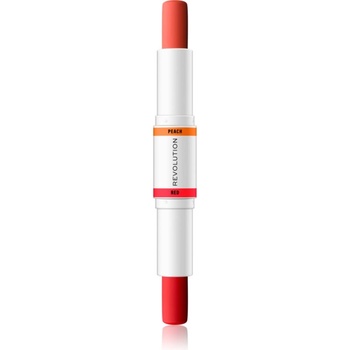 Revolution Beauty Colour Correcting стик-коректор да уеднакви цвета на кожата цвят Red & Peach 2x4.3 гр