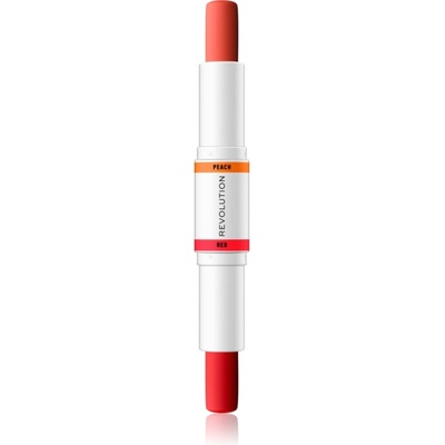 Revolution Beauty Colour Correcting стик-коректор да уеднакви цвета на кожата цвят Red & Peach 2x4.3 гр