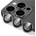 Стъклен протектор за камера DeTech, for iPhone 12 Pro / 12 Pro Max, Black - 52709 (DE-52709)