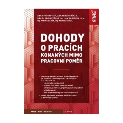Dohody o pracích konaných mimo pracovní poměr 2024/2025