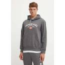 The North Face Суичър The North Face Hoodie Varsity Graphic в сиво с качулка с принт NF0A89DJDYY1 (NF0A89DJDYY1)