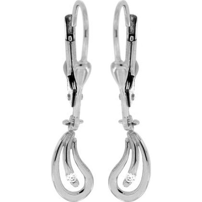 Zlatnictví U Kostela stříbrné náušnice kapičky 278