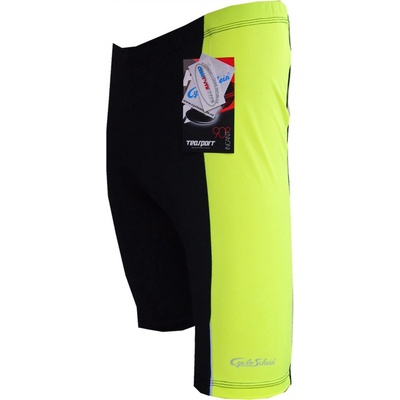 Cycloschein ART 143 pánské ab vložka černé se žlutým lampasem