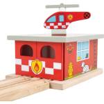 Bigjigs Rail Депо пожарна станция (BJT262)