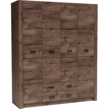 Bogdan Furniture Europe Гардероб Indianapolis I-18, тъмна пепел