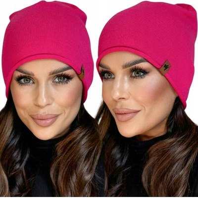 Fashionweek Bavlněná dámská čepice S2923 Amarant