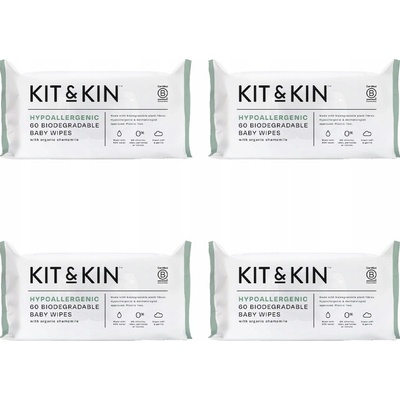 Kit & Kin vlhčené ubrousky 60 ks