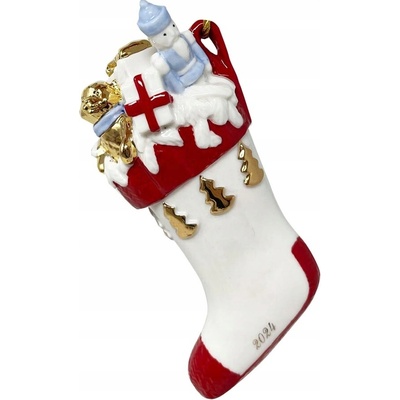 Villeroy & Boch Christmas Classics Vianočná ozdoba čižma 10 cm