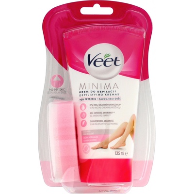 Veet Krém na odstranění chloupků Minima pro normální pokožku 135 ml