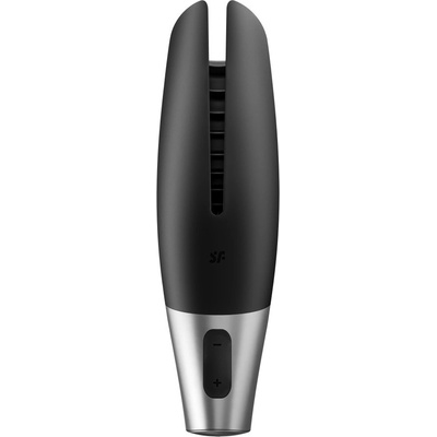 Satisfyer Вибриращ мастурбатор черно-сребрист