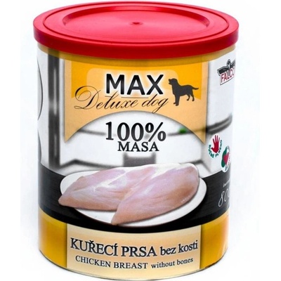 Max Deluxe Adult kuřecí prsa bez kosti 8 x 800 g