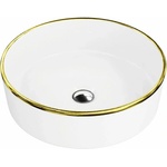 Rune Thora 37 cm shiny white/gold (5940541333852)