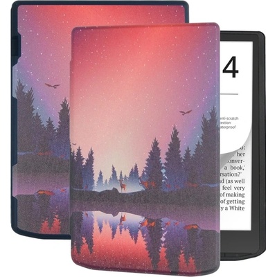 Vsetkonamobil 75335 ART Zaklápacie puzdro pre Pocketbook InkPad 4 743G / InkPad Color 3 743K3 / InkPad Color 2 743 SUNSET