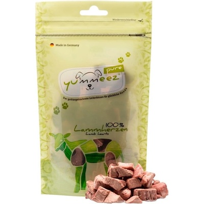 Yummeez Pure Lammderherzen sušená jehněčí srdíčka 100 % masa 35 g