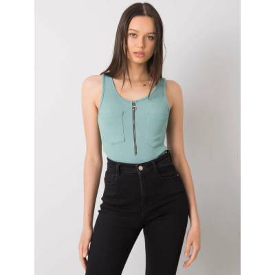 Italy Moda Top-DHJ-TP-13287.36P-mint kaki 2016102952084