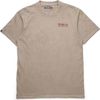 KAVU Мъжка тениска KAVU Salmon T-shirt - Buff (216-8138-0112)