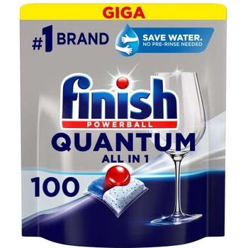 Image 1 of Finish Quantum All in 1 Regular Капсули за съдомиялна машина 100 бр. + Подарък мострен продукт (3315059)