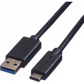 Roline Кабел Roline 11.02. 9010, USB 3.0 type A към USB 3.0 type C, 0.5m, черен