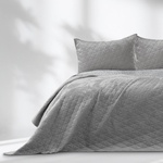 Restilo Светлосиво капитонирано покривало за легло 170x210 cm Laila - AmeliaHome (120013009)