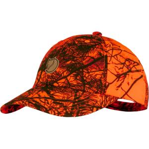 Fjällräven Шапка с козирка Fjällräven Lappland Camo Cap - Orange Camo - размер S/M (204-6602-0311)
