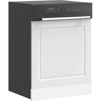 vidaXL Панел за съдомиялна машина, Porto, бял, инженерно дърво (854137)