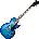 Gibson Les Paul Studio Session Black Trim Cobalt Burst Електрическа китара