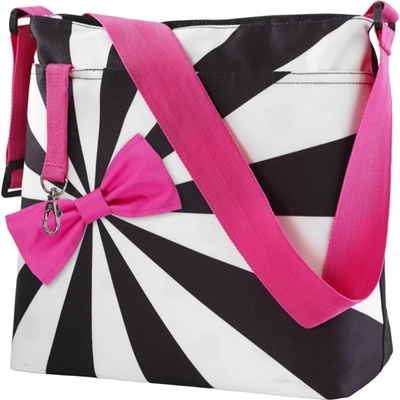 Cosatto Чанта Cosatto - Go Lightly, черно-бяла (NEW023830)