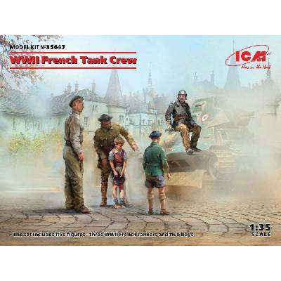 ICM French Tank Crew WWII 1:35