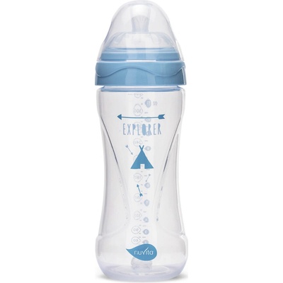 Nuvita fľaša Mimic Cool Transparent blue 330ml