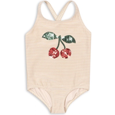 Plavky jednodílné JADE Rose Stripe Konges Slojd