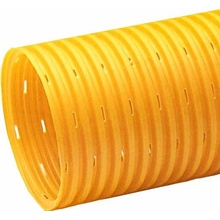 Midas International Drenážní trubka flexibilní DN 50 PVC žlutá, děrovaná
