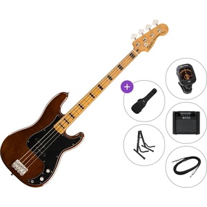 Squier Classic Vibe 70s Precision Bass MN Premium SET Walnut Електрическа бас китара