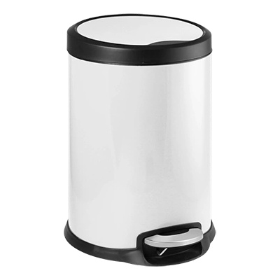 HORECANO G-Кош с педал FANTASY 5L БЯЛ Ø22xh28.5cm (90985-003-W) (018564)