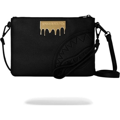 SPRAYGROUND Gold Brick Lux Crossbody Pouchette MULTI
