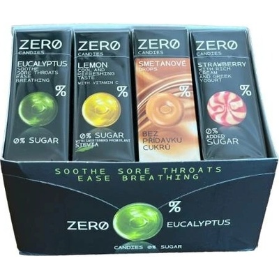 Zero Candies Bonbóny Zero mix 4 příchutí 384 g