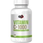 PURE Nutrition USA Vitamin C 1000 mg + Rose Hips [100 Таблетки]