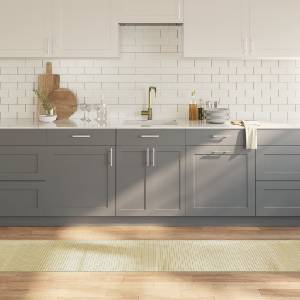 vidaXL Килим, правоъгълен, светъл натурален, 60x300 см, бамбук (376843)