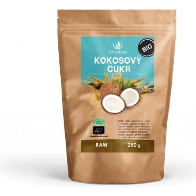 Allnature Kokosový cukor BIO 250 g