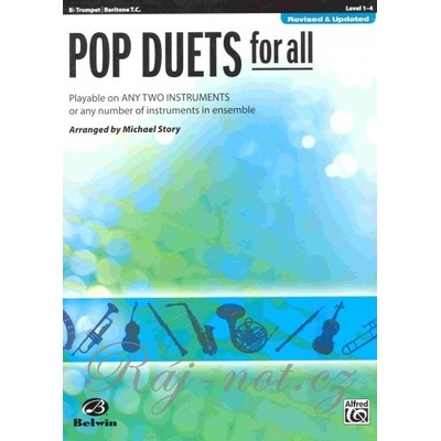 Pop Duets pre All Revised and Updated level 1-4 noty na rúrku
