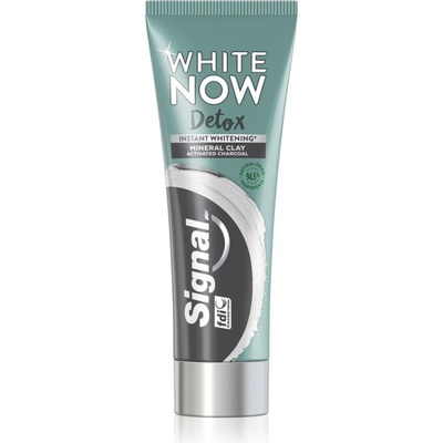 Signal White Now Detox Charcoal bělicí s aktivním uhlím 75 ml