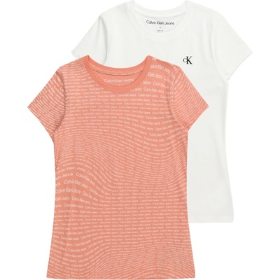 Calvin Klein Тениска розово, бяло, размер 14